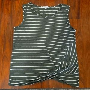 Green Envelope Tank Top